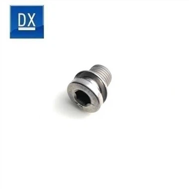 תקע בורג עם אטם רגיל מאלומיניום M6x15x1